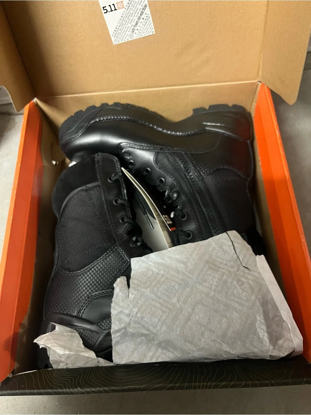 5.11 Tactical Men’s Black Lace-Up Duty Boots